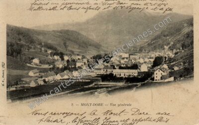 Carte postale ancienne Le Mont Dore — Mont-Dore (Puy-de-Dôme)