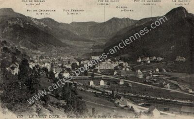 Carte postale ancienne Le Mont Dore — Mont-Dore (Puy-de-Dôme)