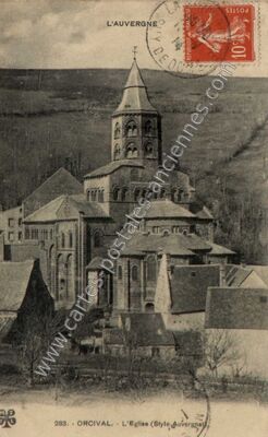 Carte postale ancienne Orcival — Saint-Bonnet-près-Orcival (Puy-de-Dôme)