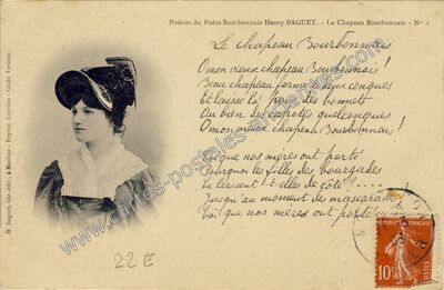 Carte postale ancienne Chapeau Bourbonnais — Non Localisée (Allier)