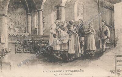 Carte postale ancienne L'Auvergne Pittoresque — Non Localisée (Allier)