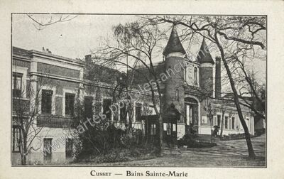 Carte postale ancienne Bains Sainte-Marie — Cusset (Allier)