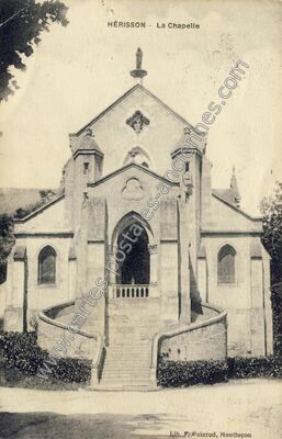 Carte postale ancienne La Chapelle — Hérisson (Allier)