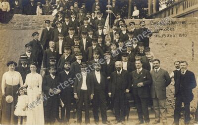 Carte postale ancienne Chorale de Moulins — Moulins (Allier)