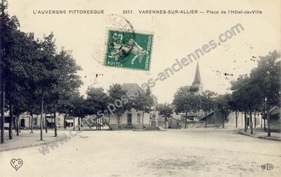 Carte postale ancienne Varennes sur Allier — Neure (Allier)