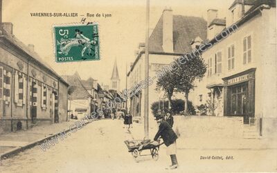 Carte postale ancienne Varennes sur Allier — Neure (Allier)