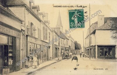 Carte postale ancienne Varennes sur Allier — Neure (Allier)