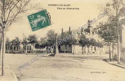 Carte postale ancienne Varennes sur Allier — Neure (Allier)