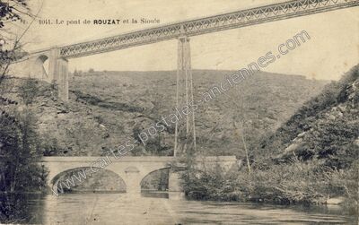 Carte postale ancienne Rouzat — Saint-Bonnet-de-Rochefort (Allier)