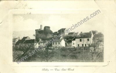 Carte postale ancienne Vue Côté Nord — Billy (Allier)