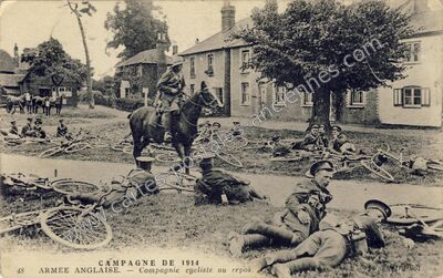 Carte postale ancienne Armee Anglaise — Non Localisée (Pas-de-Calais)