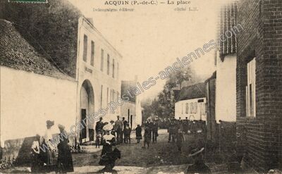 Carte postale ancienne Acquin — Acquin-Westbécourt (Pas-de-Calais)
