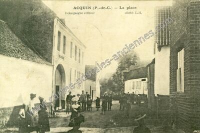 Carte postale ancienne Acquin — Acquin-Westbécourt (Pas-de-Calais)