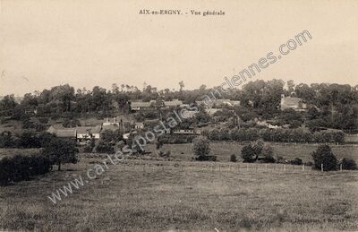 Carte postale ancienne Vue générale — Aix-en-Ergny (Pas-de-Calais)