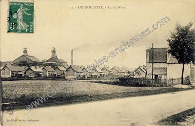 Carte postale ancienne Vue du N° 10 — Aix-Noulette (Pas-de-Calais)