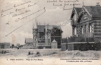 Carte postale ancienne Fort Mahon — Fort-Mahon-Plage (Somme)