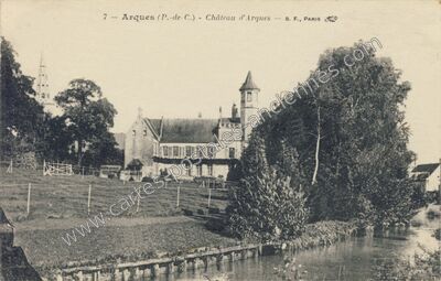 Carte postale ancienne Château d'Arques — Arques (Pas-de-Calais)
