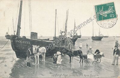 Carte postale ancienne Berck Plage — Berck (Pas-de-Calais)