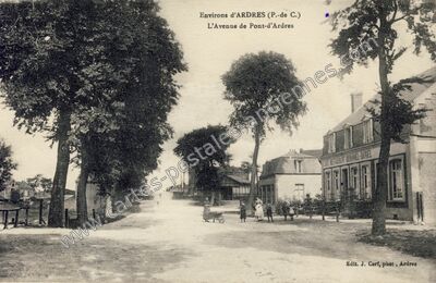 Carte postale ancienne Pont d'Ardres — Ardres (Pas-de-Calais)