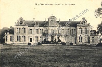 Carte postale ancienne Chateau de Wandonne — Audincthun (Pas-de-Calais)