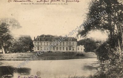 Carte postale ancienne Chateau de Wandonne — Audincthun (Pas-de-Calais)