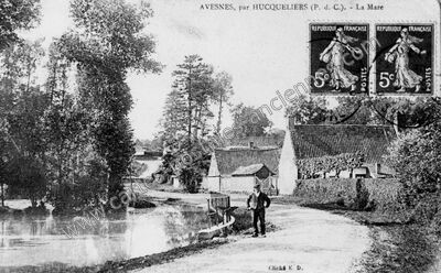 Carte postale ancienne La Mare — Avesnes (Pas-de-Calais)
