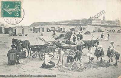 Carte postale ancienne Berck Plage — Berck (Pas-de-Calais)