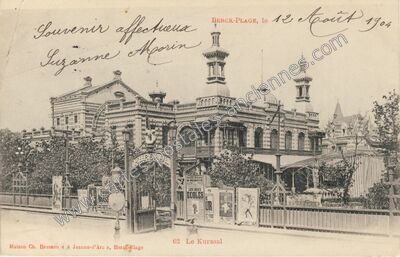 Carte postale ancienne Berck Plage — Berck (Pas-de-Calais)