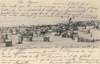 Carte postale ancienne Berck Plage — Berck (Pas-de-Calais)
