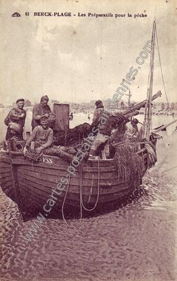 Carte postale ancienne Berck Plage — Berck (Pas-de-Calais)