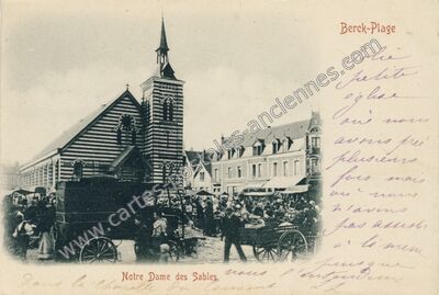 Carte postale ancienne Berck Plage — Berck (Pas-de-Calais)