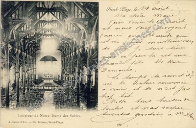 Carte postale ancienne Berck Plage — Berck (Pas-de-Calais)