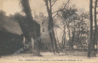 Carte postale ancienne Chateau d'Hardelot — Condette (Pas-de-Calais)