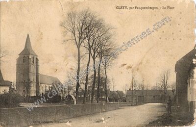 Carte postale ancienne La Place — Cléty (Pas-de-Calais)