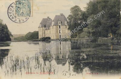 Carte postale ancienne Chateau de Lignon — Herly (Pas-de-Calais)