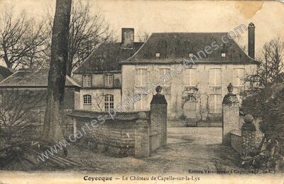 Carte postale ancienne Capelle sur la Lys — Coyecques (Pas-de-Calais)