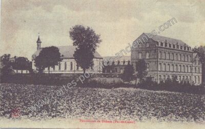 Carte postale ancienne Pensionnat — Dohem (Pas-de-Calais)
