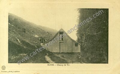 Carte postale ancienne Champ de Tir — Elnes (Pas-de-Calais)