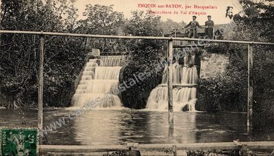 Carte postale ancienne Pisciculture du Val d'Enquin — Enquin-sur-Baillons (Pas-de-Calais)