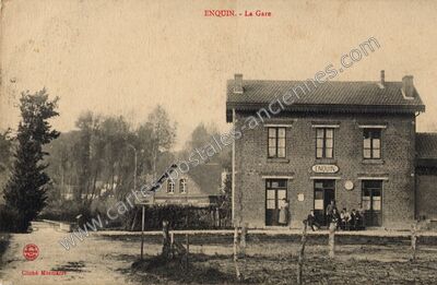 Carte postale ancienne Enquin — Enquin-sur-Baillons (Pas-de-Calais)
