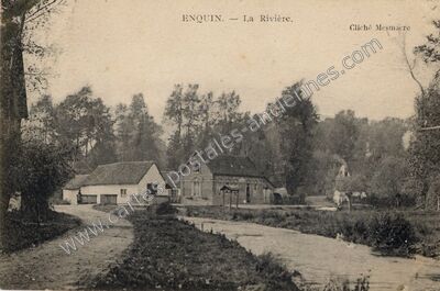 Carte postale ancienne Enquin — Enquin-sur-Baillons (Pas-de-Calais)