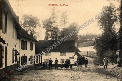 Carte postale ancienne Enquin — Enquin-sur-Baillons (Pas-de-Calais)
