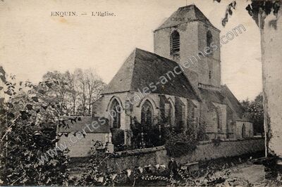 Carte postale ancienne Enquin — Enquin-sur-Baillons (Pas-de-Calais)