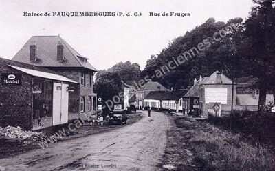 Carte postale ancienne Entrée de Fauquembergues — Fauquembergues (Pas-de-Calais)