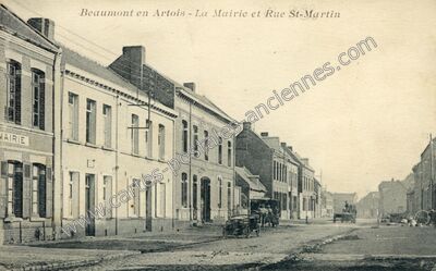 Carte postale ancienne Beaumont en Artois — Hénin-Beaumont (Pas-de-Calais)