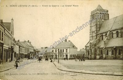 Carte postale ancienne Henin Lietard — Hénin-Beaumont (Pas-de-Calais)