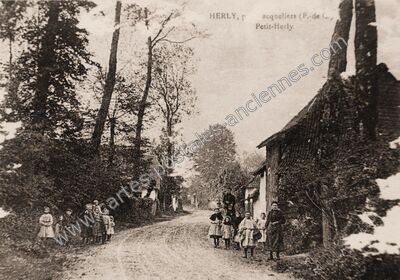 Carte postale ancienne Petit Herly — Herly (Pas-de-Calais)