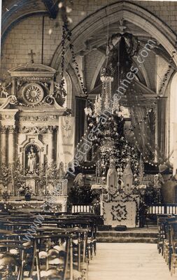 Carte postale ancienne JE SUIS IMMACULEE CONCEPTION — Merck-Saint-Liévin (Pas-de-Calais)