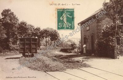 Carte postale ancienne Ouve — Ouve-Wirquin (Pas-de-Calais)