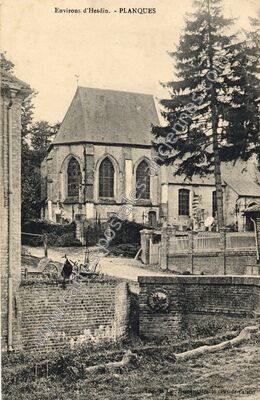 Carte postale ancienne Environs d'Hesdin — Planques (Pas-de-Calais)